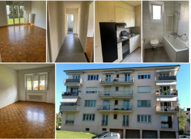 Appartement 3 pièces à Lausanne – Chemin des Sauges, immeuble ancien proche commodités | CHF 1’720.–